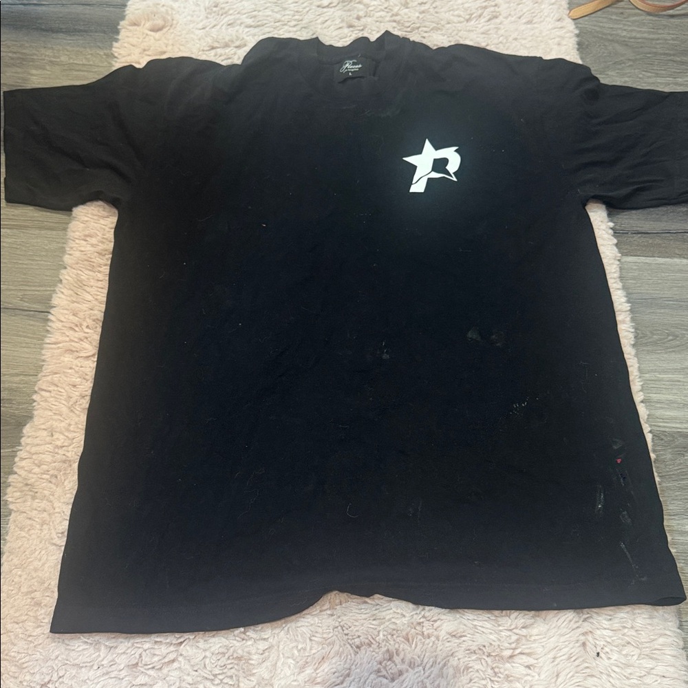 Aaron Carters personally owned Black T-Shirt from pieces Los Angeles store.